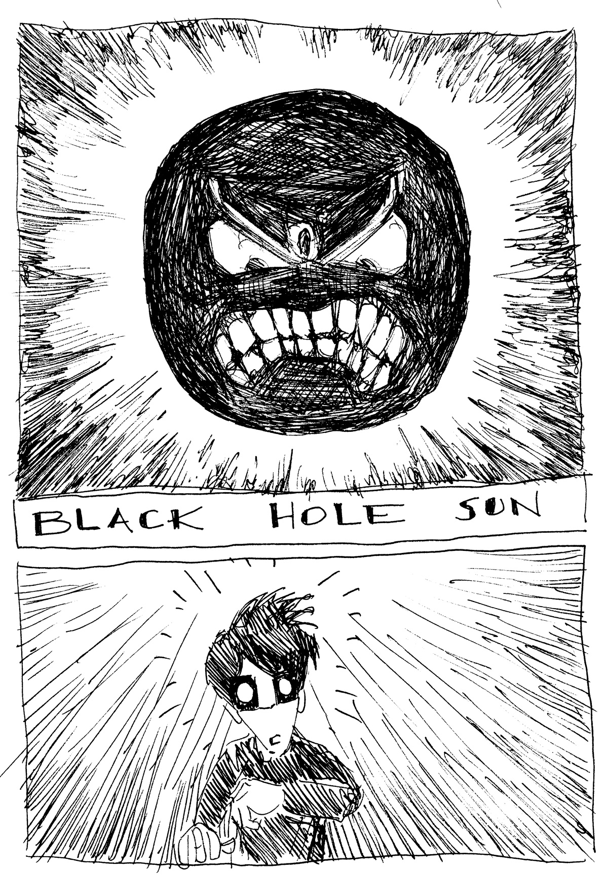 Black Hole Sun - Page BD par OLFi